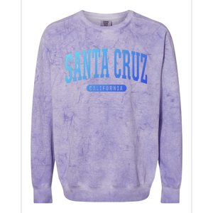 Santa Cruz Gift College University Style Ca Usa Colorblast Crewneck Sweatshirt