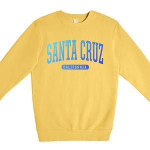 Santa Cruz Gift College University Style Ca Usa Premium Crewneck Sweatshirt