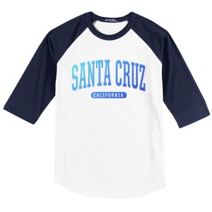 Santa Cruz Gift College University Style Ca Usa Baseball Sleeve Shirt