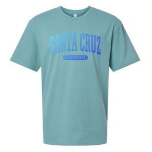 Santa Cruz Gift College University Style Ca Usa Sueded Cloud Jersey T-Shirt