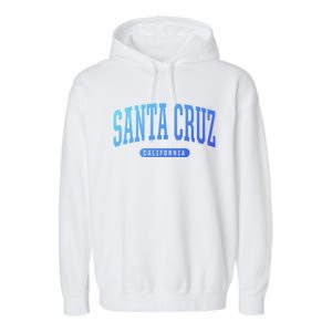 Santa Cruz Gift College University Style Ca Usa Garment-Dyed Fleece Hoodie