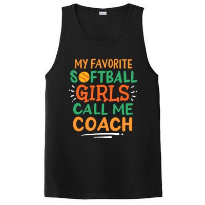 Softball Coach Gift PosiCharge Competitor Tank