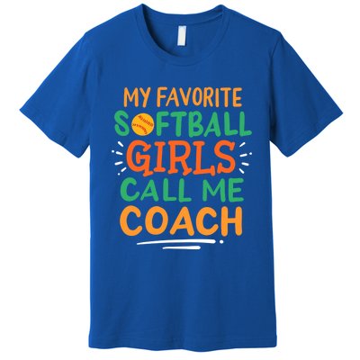 Softball Coach Gift Premium T-Shirt