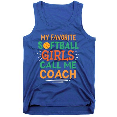 Softball Coach Gift Tank Top