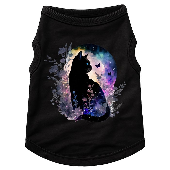 Space Cat Galaxy Cat Funny For Cat Dad Cat Mom Cat Lover Cat Alien Ufo Doggie Tank