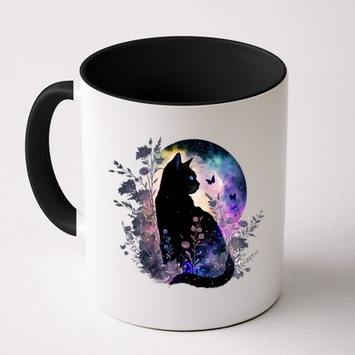 Space Cat Galaxy Cat Funny For Cat Dad Cat Mom Cat Lover Cat Alien Ufo Mug