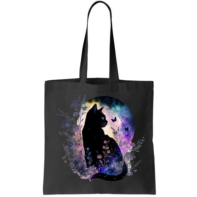 Space Cat Galaxy Cat Funny For Cat Dad Cat Mom Cat Lover Cat Alien Ufo Bag