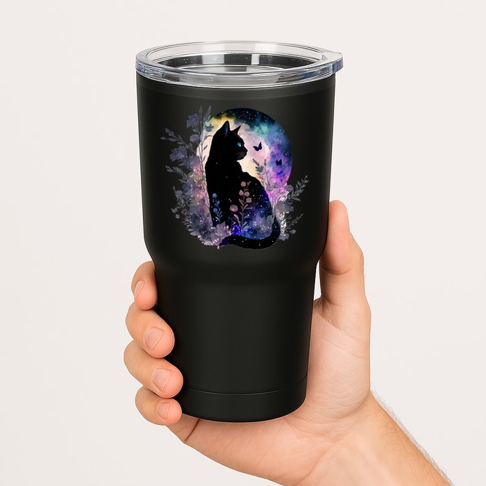 Space Cat Galaxy Cat Funny For Cat Dad Cat Mom Cat Lover Cat Alien Ufo Tumbler