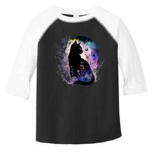 Space Cat Galaxy Cat Funny For Cat Dad Cat Mom Cat Lover Cat Alien Ufo Toddler Fine Jersey T-Shirt