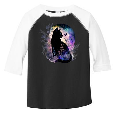Space Cat Galaxy Cat Funny For Cat Dad Cat Mom Cat Lover Cat Alien Ufo Toddler Fine Jersey T-Shirt