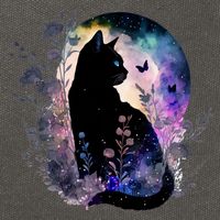 Space Cat Galaxy Cat Funny For Cat Dad Cat Mom Cat Lover Cat Alien Ufo Cotton Canvas Backpack