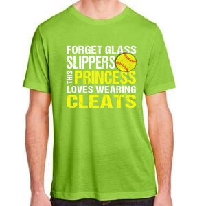 Softball Cute Gift Cleats Pitcher Catcher Team Player Gift Cute Gift Adult ChromaSoft Performance T-Shirt