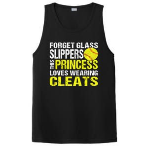 Softball Cute Gift Cleats Pitcher Catcher Team Player Gift Cute Gift PosiCharge Competitor Tank