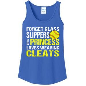 Softball Cute Gift Cleats Pitcher Catcher Team Player Gift Cute Gift Ladies Essential Tank