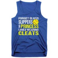 Softball Cute Gift Cleats Pitcher Catcher Team Player Gift Cute Gift Tank Top