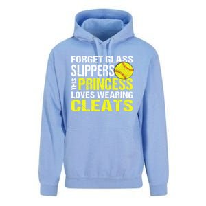 Softball Cute Gift Cleats Pitcher Catcher Team Player Gift Cute Gift Unisex Surf Hoodie