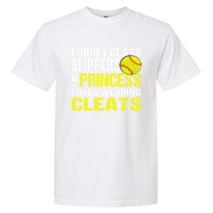 Softball Cute Gift Cleats Pitcher Catcher Team Player Gift Cute Gift Garment-Dyed Heavyweight T-Shirt