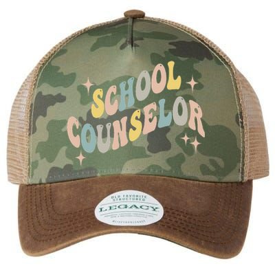 School Counselor groovy Guidance Counselor Legacy Tie Dye Trucker Hat