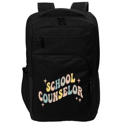 School Counselor groovy Guidance Counselor Impact Tech Backpack