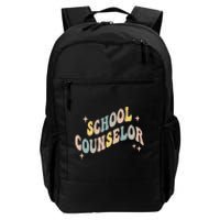 School Counselor groovy Guidance Counselor Daily Commute Backpack