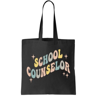 School Counselor groovy Guidance Counselor Tote Bag