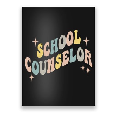 School Counselor groovy Guidance Counselor Poster