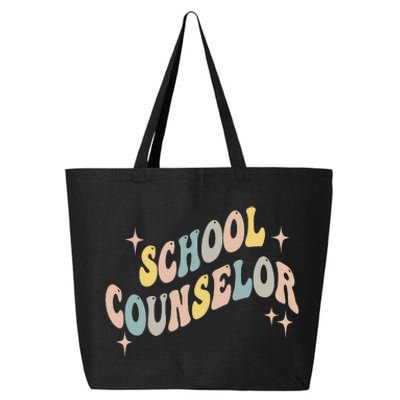 School Counselor groovy Guidance Counselor 25L Jumbo Tote