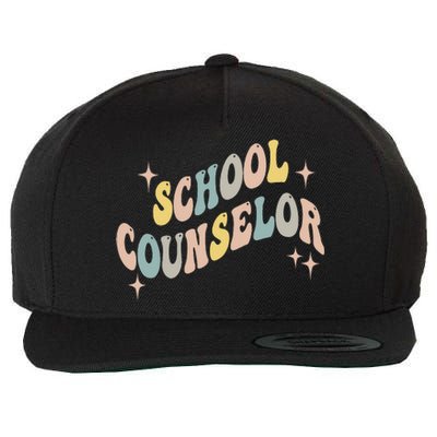 School Counselor groovy Guidance Counselor Wool Snapback Cap