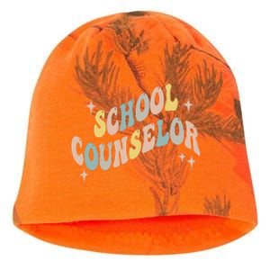 School Counselor groovy Guidance Counselor Kati - Camo Knit Beanie