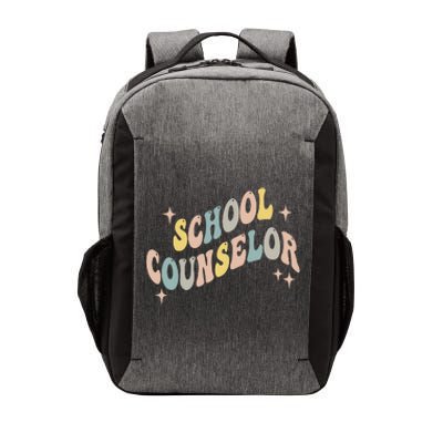 School Counselor groovy Guidance Counselor Vector Backpack