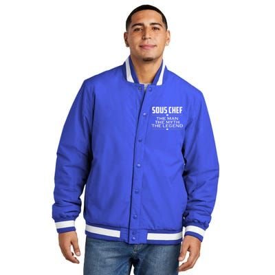 Sous Chef Gift For Sous Chef Coworker Gift Insulated Varsity Jacket