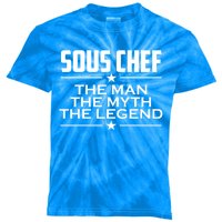 Sous Chef Gift For Sous Chef Coworker Gift Kids Tie-Dye T-Shirt