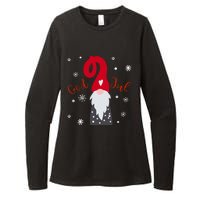 Santa Christmas Gift God Jul Gnome Tomte Lefse Xmas Gift Womens CVC Long Sleeve Shirt