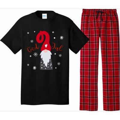 Santa Christmas Gift God Jul Gnome Tomte Lefse Xmas Gift Pajama Set