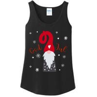 Santa Christmas Gift God Jul Gnome Tomte Lefse Xmas Gift Ladies Essential Tank