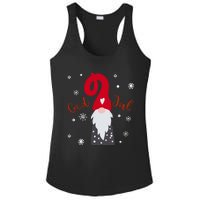 Santa Christmas Gift God Jul Gnome Tomte Lefse Xmas Gift Ladies PosiCharge Competitor Racerback Tank