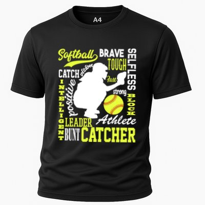 Softball Catcher Great For Ns Traits Of A Catcher Gift Performance Shirt