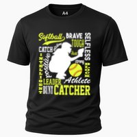 Softball Catcher Great For Ns Traits Of A Catcher Gift Cooling Performance Crew T-Shirt