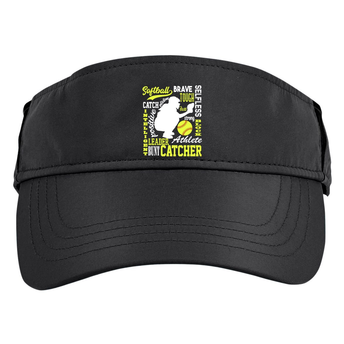 Softball Catcher Great For Ns Traits Of A Catcher Gift Adult Drive Performance Visor