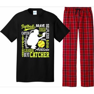 Softball Catcher Great For Ns Traits Of A Catcher Gift Pajama Set