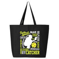 Softball Catcher Great For Ns Traits Of A Catcher Gift 25L Jumbo Tote