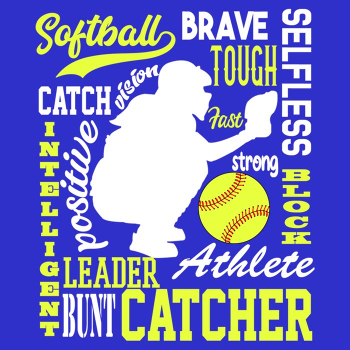 Softball Catcher Great For Ns Traits Of A Catcher Gift Long Sleeve Shirt