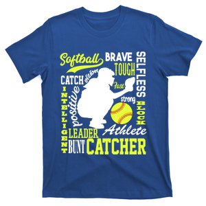 Softball Catcher Great For Ns Traits Of A Catcher Gift T-Shirt