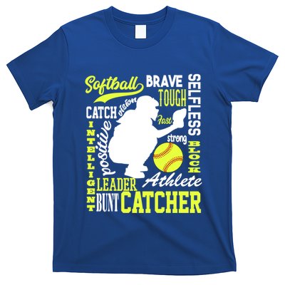 Softball Catcher Great For Ns Traits Of A Catcher Gift T-Shirt