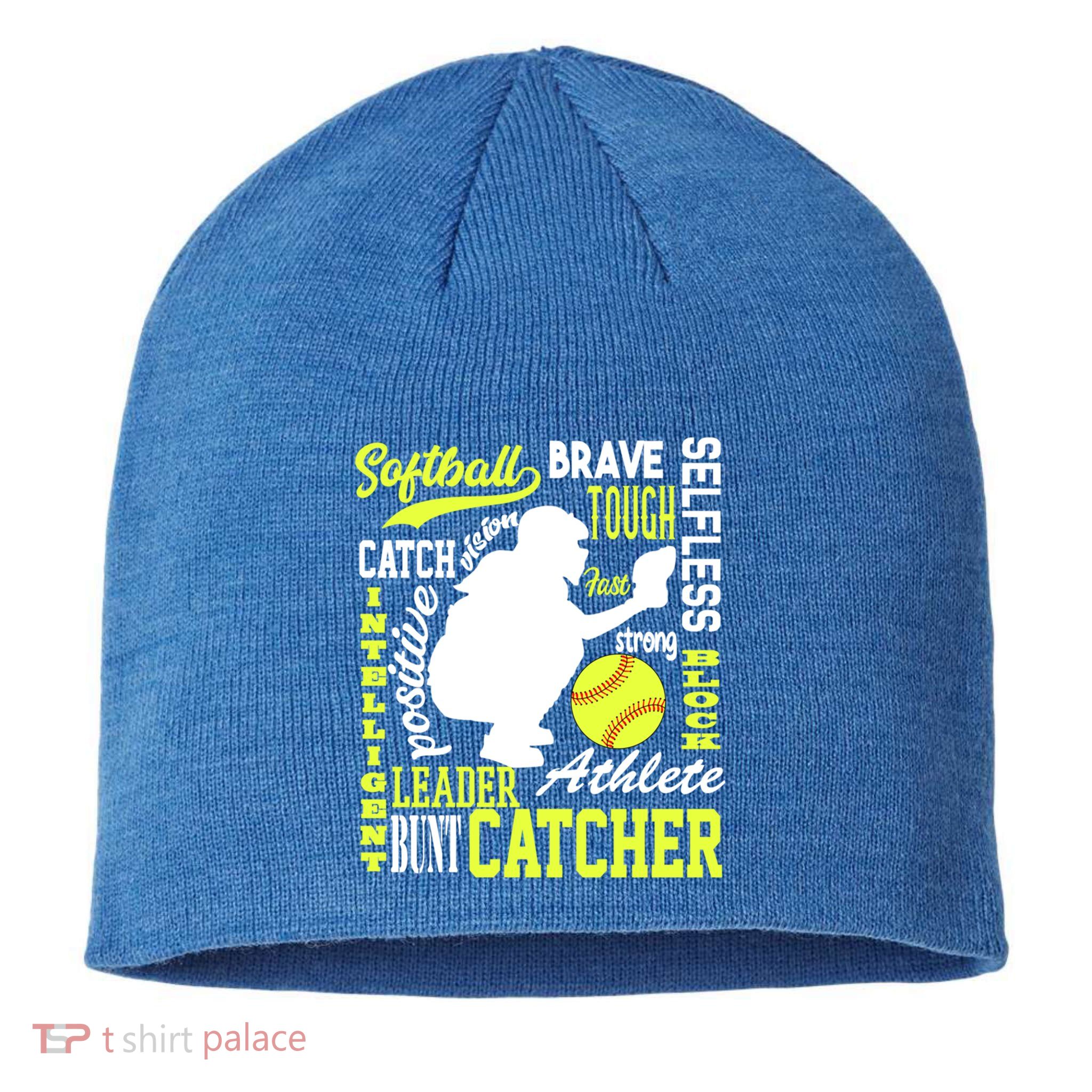 Softball Catcher Great For Ns Traits Of A Catcher Gift Sustainable Beanie
