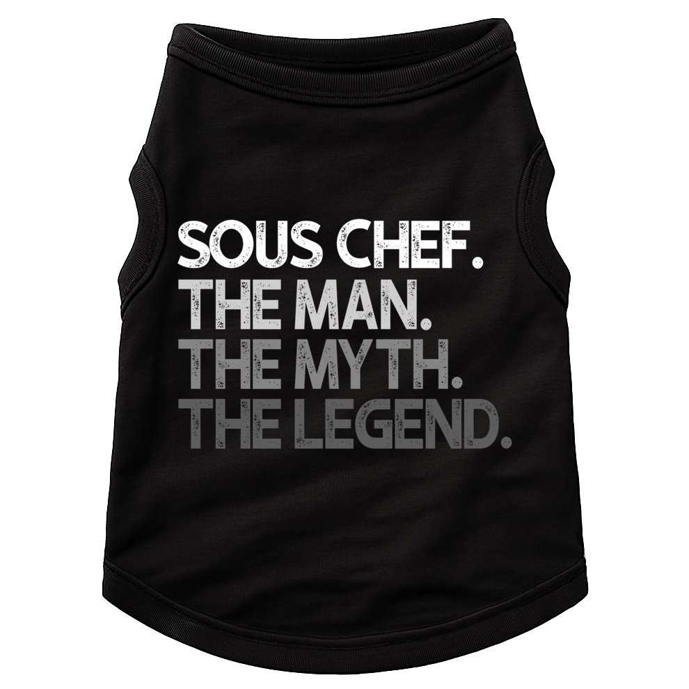 Sous Chef Gift The Myth Legend Gift Doggie Tank