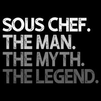 Sous Chef Gift The Myth Legend Gift Cooling Performance Crew T-Shirt