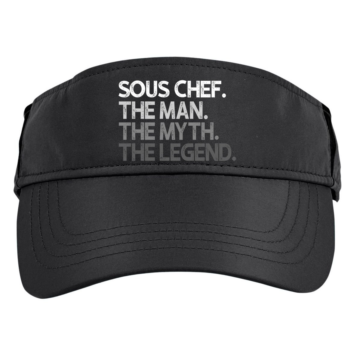 Sous Chef Gift The Myth Legend Gift Adult Drive Performance Visor