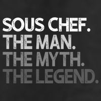 Sous Chef Gift The Myth Legend Gift Adult Drive Performance Visor