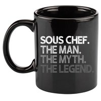 Sous Chef Gift The Myth Legend Gift 11oz C Handle Ceramic Mug
